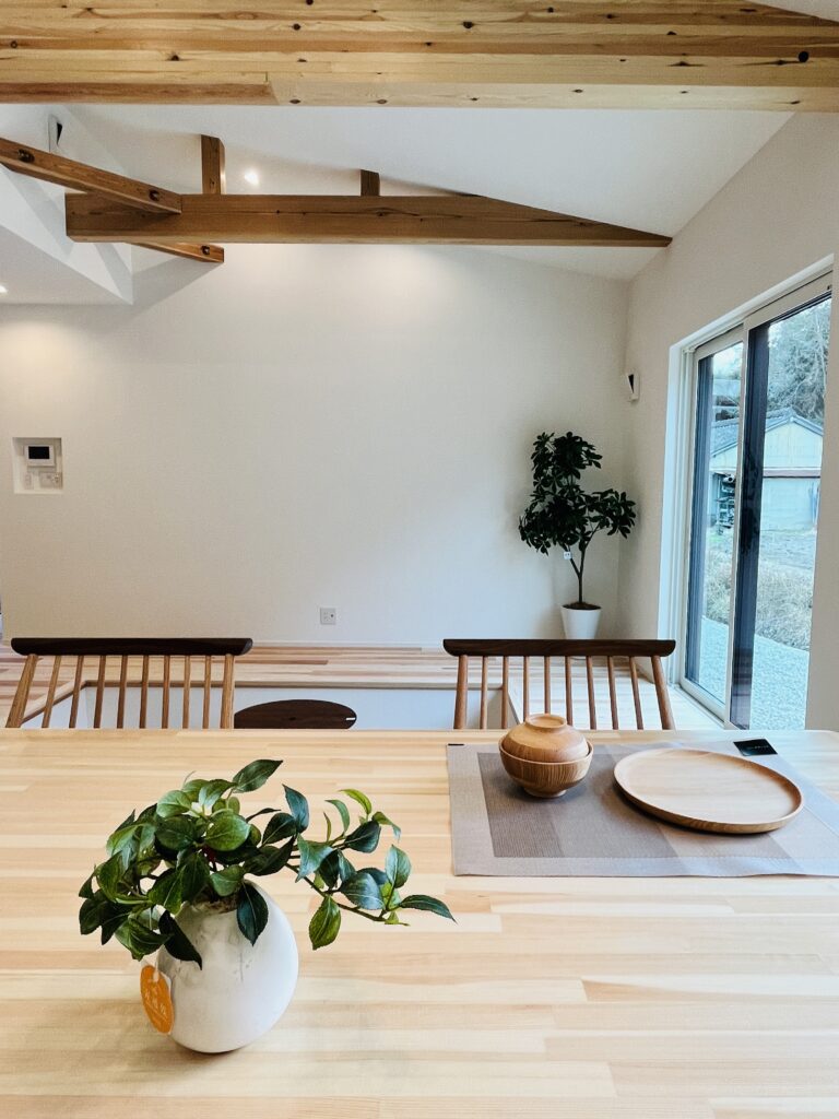 家族が集まるダウンリビングあるお家完成見学会