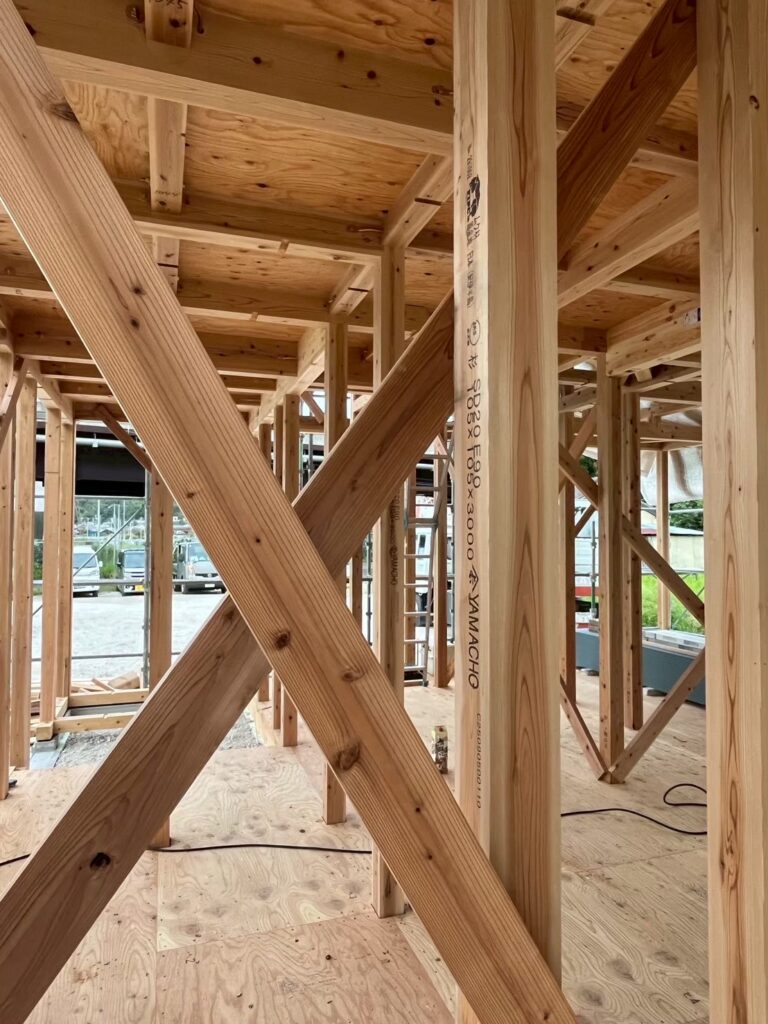 美しくて強い紀州材で建てるお家　上棟棟上げ