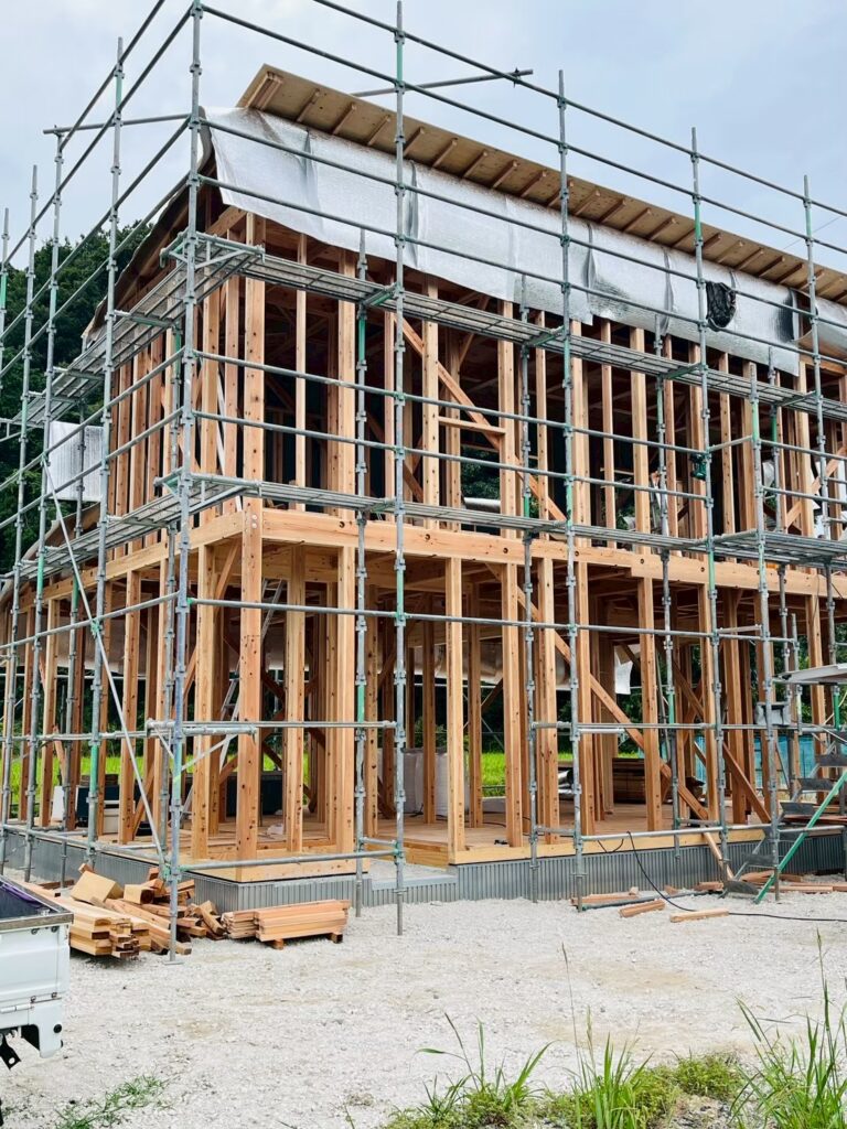 美しくて強い紀州材で建てるお家　上棟棟上げ